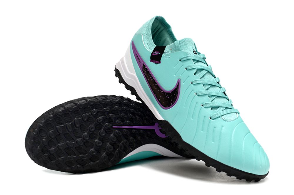 Men's Nike Tiempo Legend 10 Academy TF Soccer Shoes - Blue/Purple/White