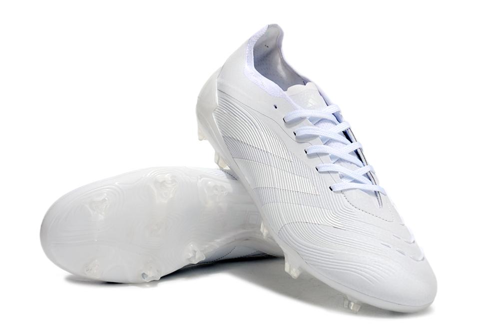 Unisex Adidas Predator 25 Elite FG Soccer Cleats - White