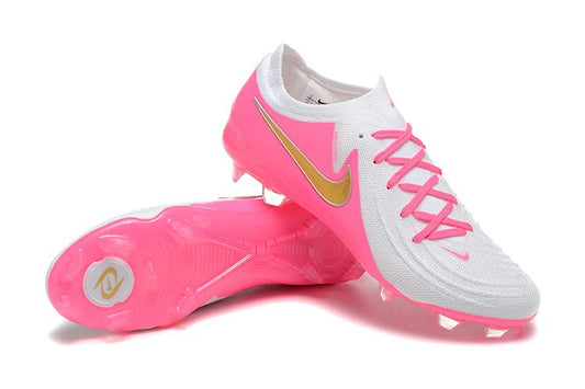 Men's Nike Phantom Luna Elite NU FG Soccer Cleats - White/Pink/Gold