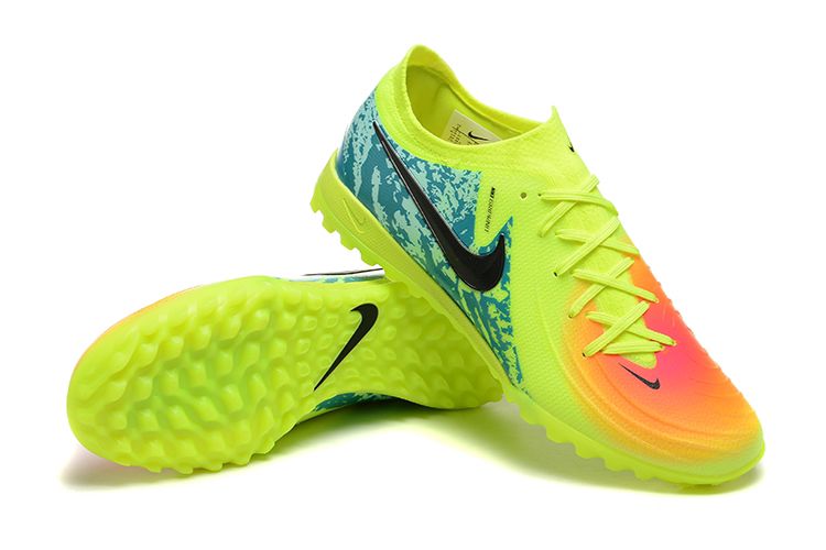 Men's Nike Phantom GX 2 Elite TF Soccer Shoes - Yellow/Green/Black