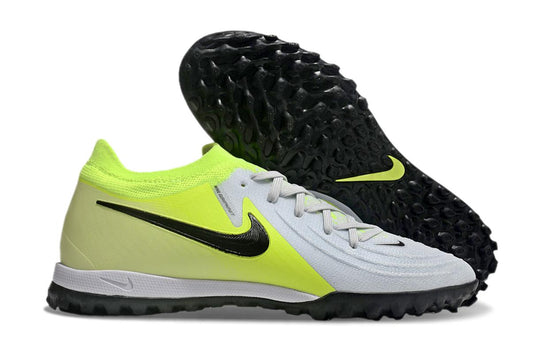 Men's Nike Phantom GX 2 Elite TF Soccer Shoes - Grey/Black/Yellow