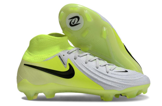 Men's Nike Phantom Luna Elite FG Soccer Cleats - Grey/Yellow/Black