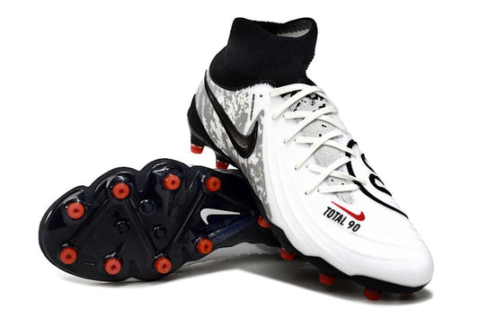 Men's Nike Phantom Luna Elite AG Soccer Cleats - White/Grey/Black/Red