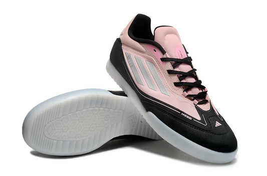 Men's Messi Adizero F50 Freestyle IC Soccer Shoes - Pink/Silver/Black