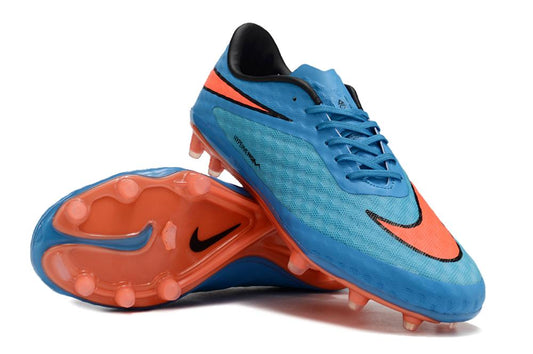 Men's Nike Hypervenom Phantom FG Soccer Cleats - Blue/Red/Black