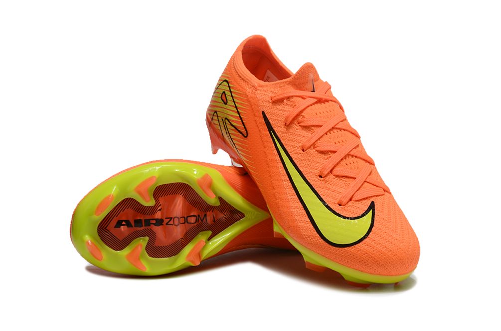 Kids Kids Nike Air Zoom Mercurial Vapor 16 Elite FG Soccer Shoes - Orange/Yellow/Black/White