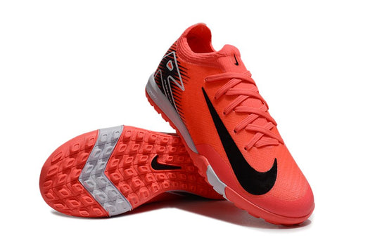 Kids Nike Air Zoom Mercurial Vapor 16 Elite TF Soccer Shoes - Red/Black/White