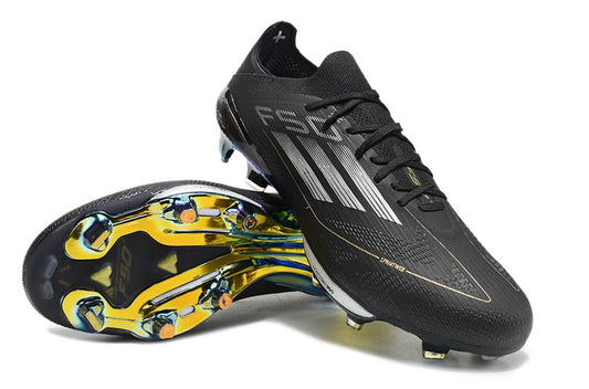 Men's Adidas F50+ Lightstrike Pro FG Soccer Cleats - black/silver