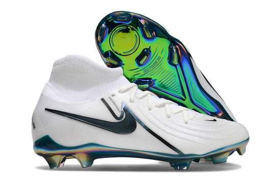 Men's Nike Phantom Luna Elite FG Soccer Cleats - White/Black/Gold