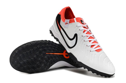 Men's Nike Tiempo Legend 10 Academy TF Soccer Shoes  Black/White/Red