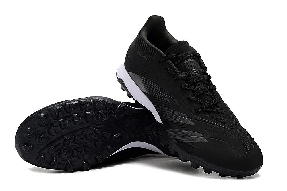 Men's Adidas Predator 24 Elite TF Soccer Shoes - Black/White