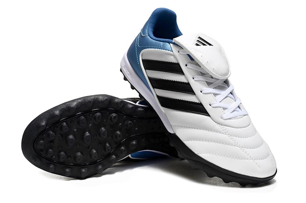 Men's Adidas Copa Gloro 2 TF Soccer Shoes - White/Black/Blue