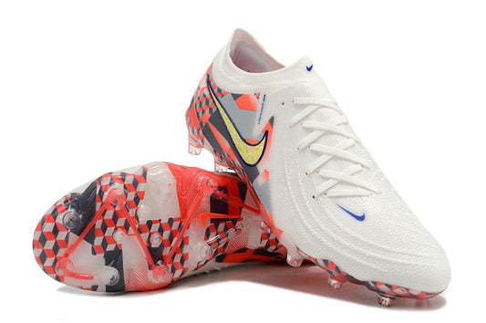 Men's Nike Phantom Luna Elite AG Soccer Cleats - White/Red/Yellow