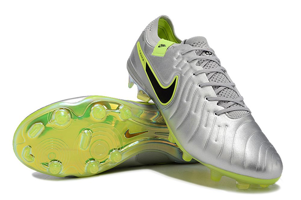 Men's Nike Tiempo Legend 10 Elite FG Soccer Cleats - Jade/White