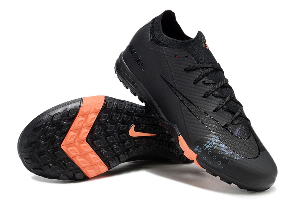 Kids Kids Nike Air Zoom Mercurial Vapor 16 Elite TF Soccer Shoes - Black/Orange