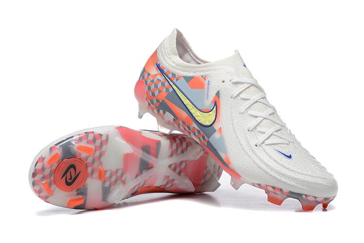 Men's Nike Phantom Luna Elite AG Soccer Cleats - White/Red/Yellow