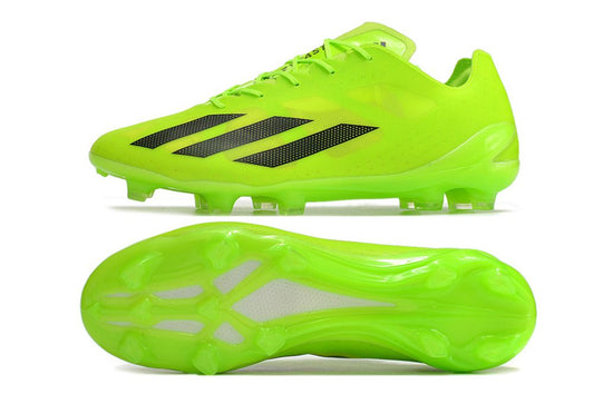 Men's Adidas X Crazyfast.1 FG Football Cleats - Green/Black