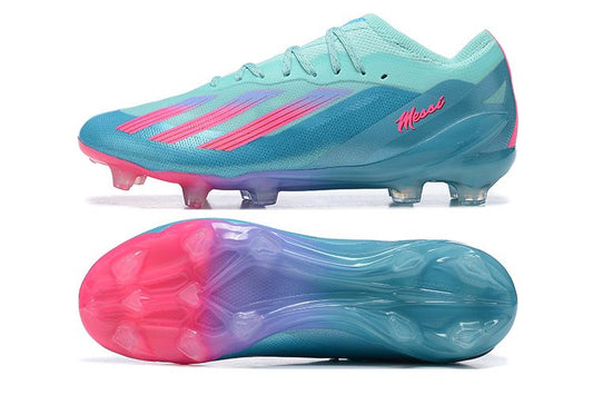 Adidas X Crazyfast+ FG Football Cleats - Flash Aqua/Lucid Pink/Lucid Cyan