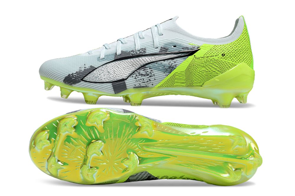 PUMA Ultra 5 Ultimate FG Conquer your Mountain - White/Pro Green/Puma Silver