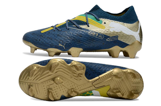 Puma Future ultimate FG-Blue/Gold/yellow