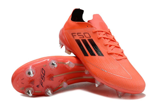 Adidas F50 Elite SG -Red/Black/Silver(Metal stud)