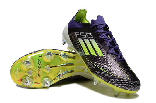 Adidas F50 Elite SG - Gold/Purple/yellow (Metal stud)