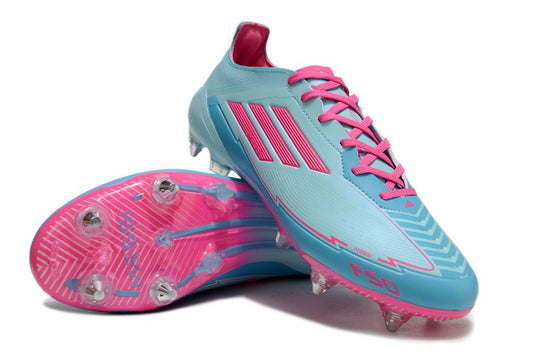 Adidas F50 Elite SG -Blue/Pink(Metal stud)