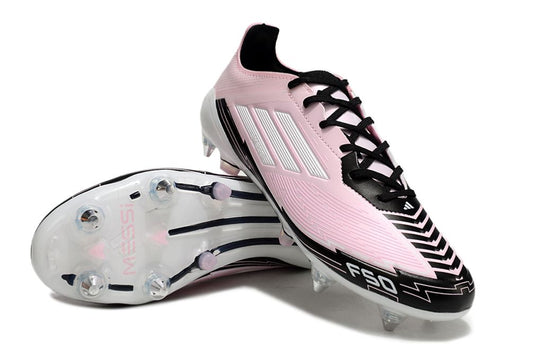 Adidas F50 Elite SG - Pink/Black/White(Metal stud)