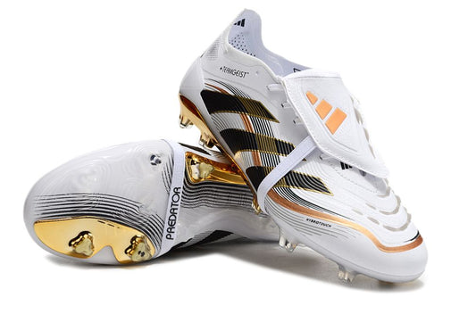 Adidas Predator Elite Accuracy Foldover Tongue FG-White/Blue/Gold