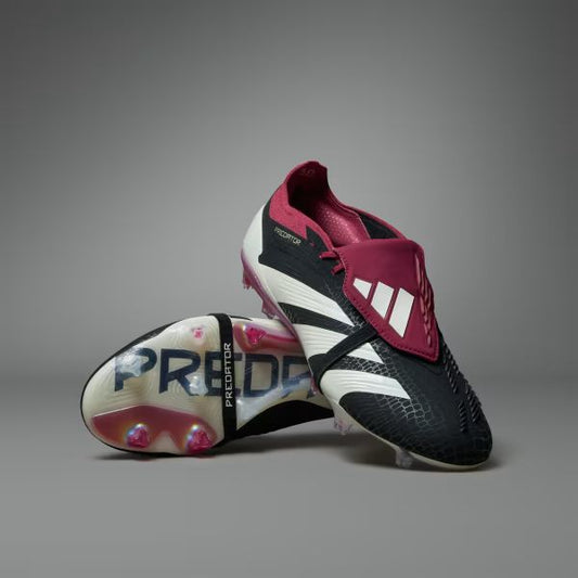 Adidas Predator Elite Accuracy Foldover Tongue FG-White/Purple/Black