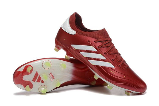 Men's Adidas Copa Pure 2+ FG Soccer Cleats - Red/White/Yellow