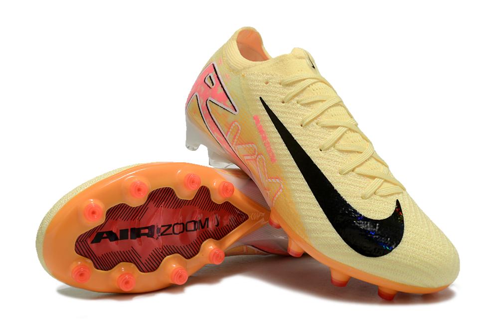 Unisex Nike Air Zoom Mercurial Vapor 16 Elite AG Soccer Cleats - Yellow/Black/Orange