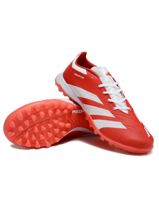 Men's Adidas Predator 24 Elite TF Soccer Shoes - Red/White