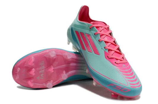 Unisex Adidas F50 Elite FG Soccer Cleats - pink/blue